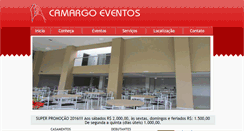 Desktop Screenshot of camargoeventos.com